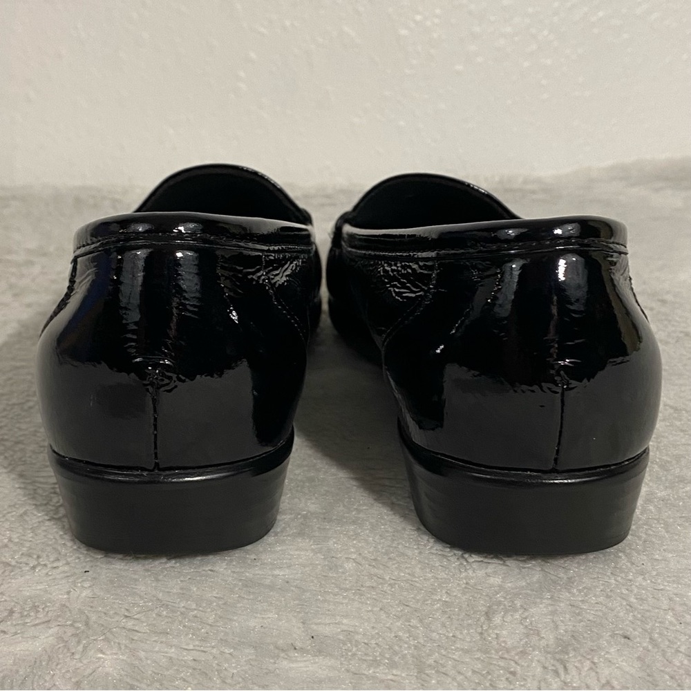 SAS Metro Black Patent Leather Loafers Women’s Size 7.5 Tripad Comfort Footbed - Picture 5 of 11